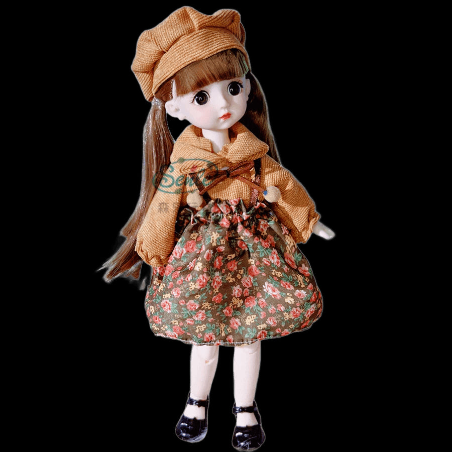 12” Doll With Clothes for Dids Toys Girls 6 to 10 Years 1/6 Clothes for bjd Dolls Dollhouse Accessories view