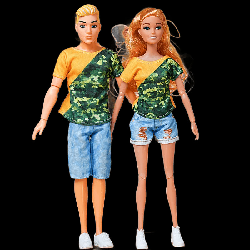 30cm Couple Barbies Doll Boyfriend Girlfriend Ken Doll Full Set 1/6 11.5 inch Girl Boy Doll Toys With Clothes Children Gift view