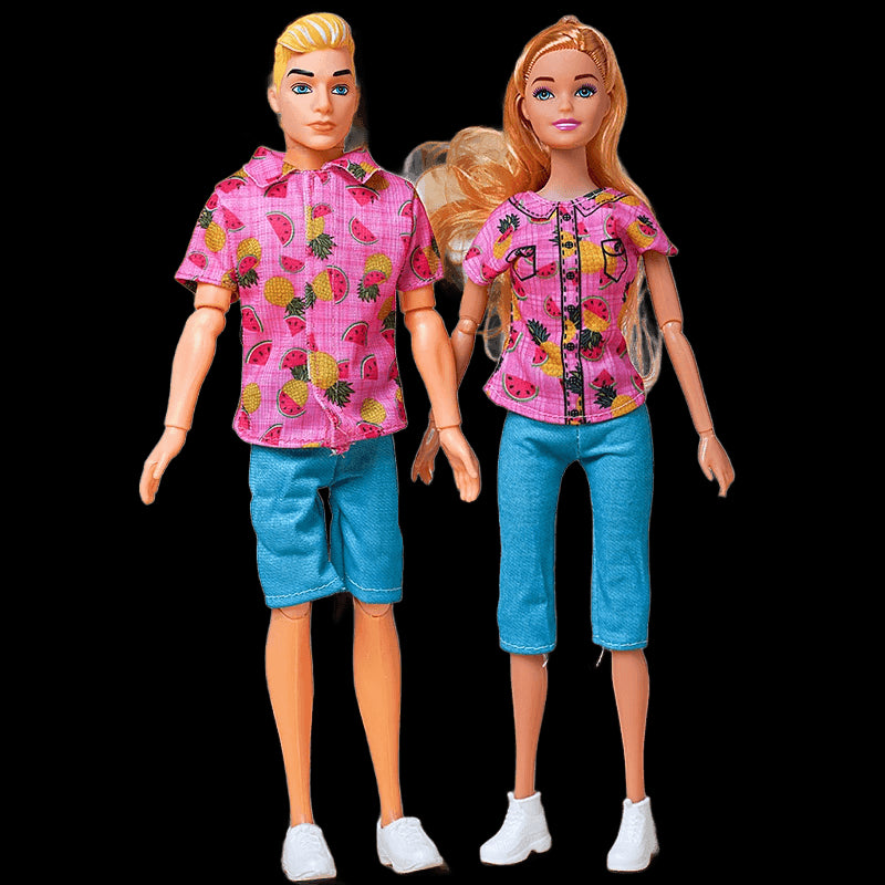 30cm Couple Barbies Doll Boyfriend Girlfriend Ken Doll Full Set 1/6 11.5 inch Girl Boy Doll Toys With Clothes Children Gift view