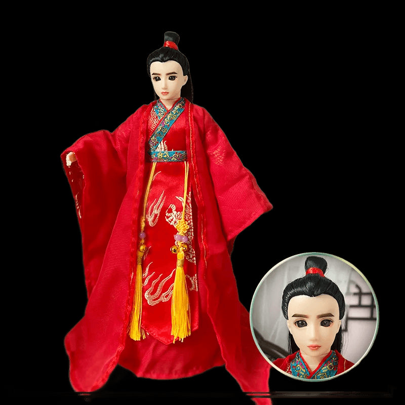 Ancient Dress Doll 30cm Chinese Imperial Concubine Court Fairy Suit Joints Girl 12 Joints Princess Toy Simulation view