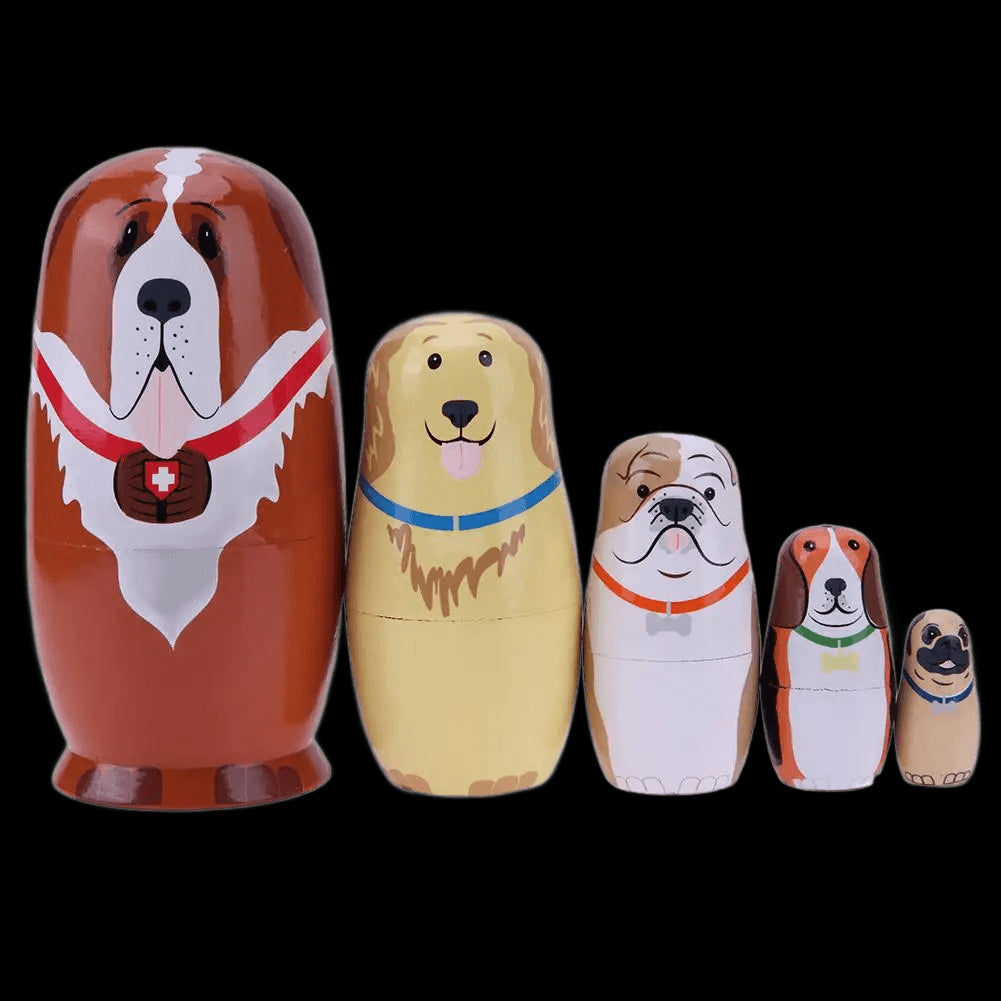 5/10-Layers Matrioschka Houten Russian Nesting Matryoshka Doll Poppen Voor Kinderen Brithday Geschenken Decor Poupée De Russ view