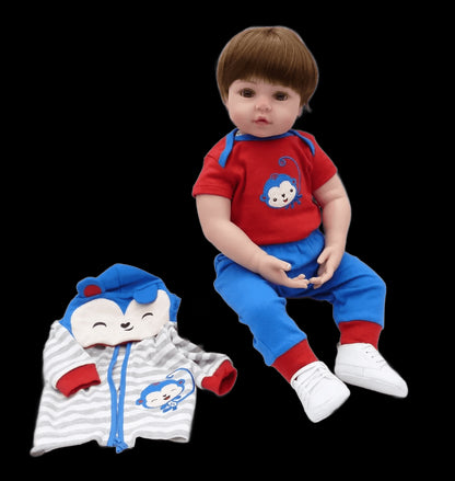 High Quality Reborn Toddler Princess Girl Doll Adorable Lifelike Baby Bonecas Bebe Cloth Body Doll Reborn Menina view