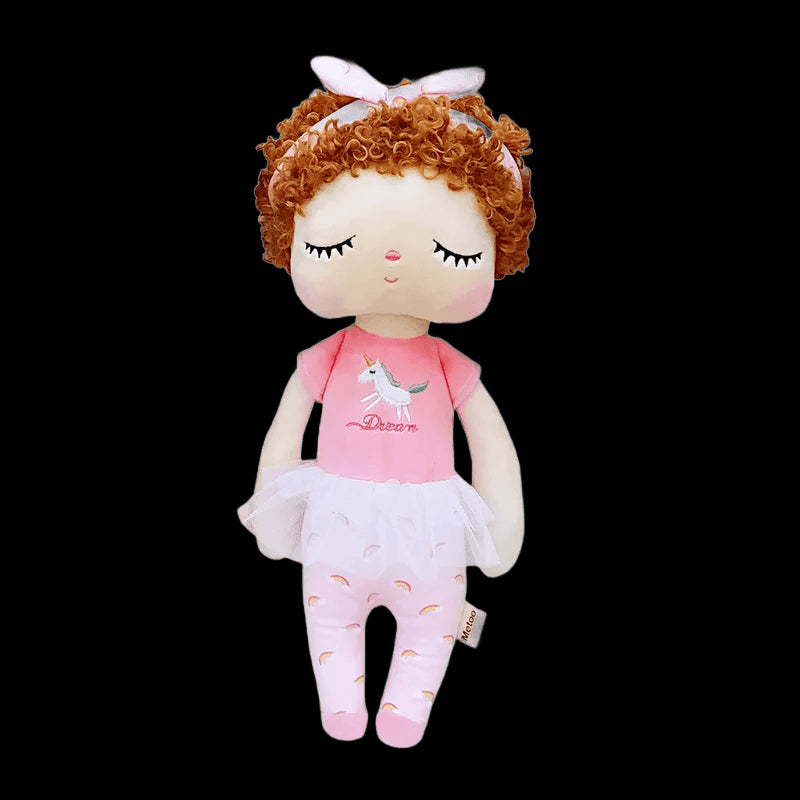 Original Metoo Doll Full Series Angela Stuffed Doll Curls Angel Fruits Dress Up Wedding Plush Toys Baby Kids Gift view