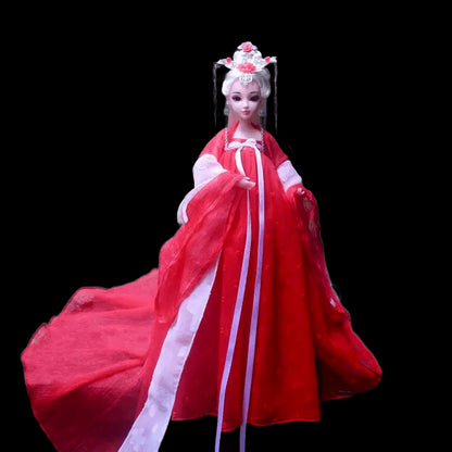 Ancient Dress Doll 30cm Chinese Imperial Concubine Court Fairy Suit Joints Girl 12 Joints Princess Toy Simulation view