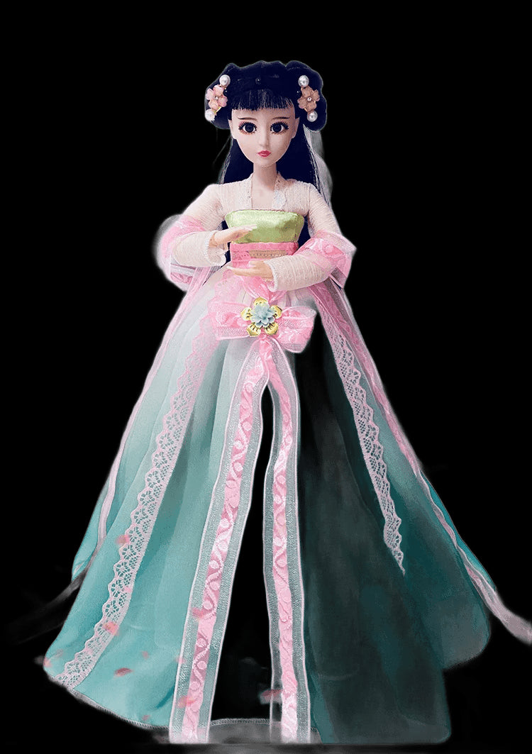 Ancient Dress Doll 30cm Chinese Imperial Concubine Court Fairy Suit Joints Girl 12 Joints Princess Toy Simulation view