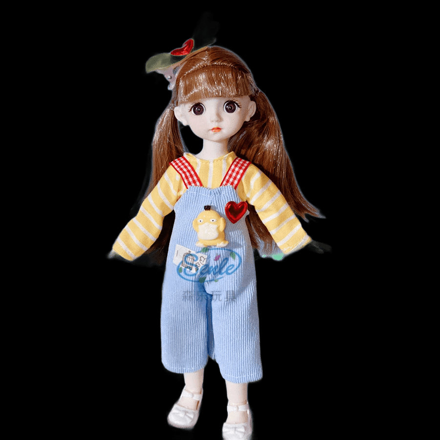 12” Doll With Clothes for Dids Toys Girls 6 to 10 Years 1/6 Clothes for bjd Dolls Dollhouse Accessories view