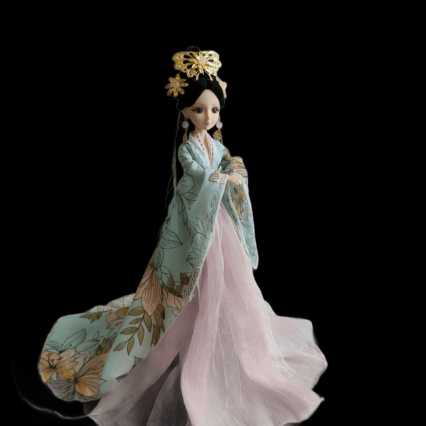 New 30cm Bjd Doll Full Set 1/6 Chinese Style Ancient Costume Hanfu Princess Birthday Gift Diy Girl Dress Up Toys view