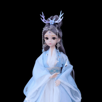 New 30cm Bjd Doll Full Set China Ancient Type Fairy Beautiful Princess Clothes Diy Girl Toys Dress Up Fashion Birthday Gift view