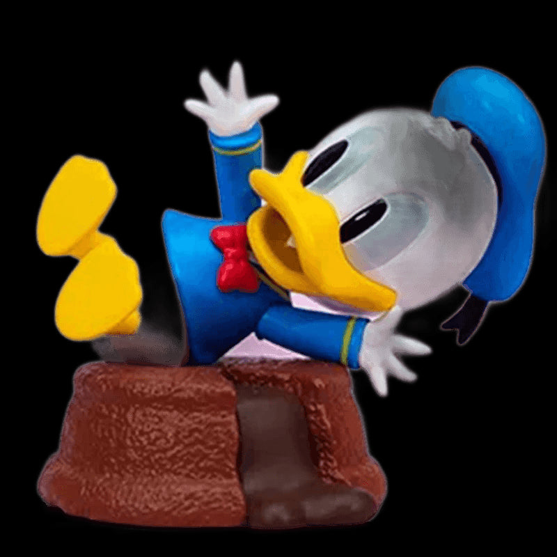 Anime Disney Classic Donald Duck Cake Series Figure Toys Dessert Party Trendy Play Cute Decoration Dolls Desktop Model Kids Gift view