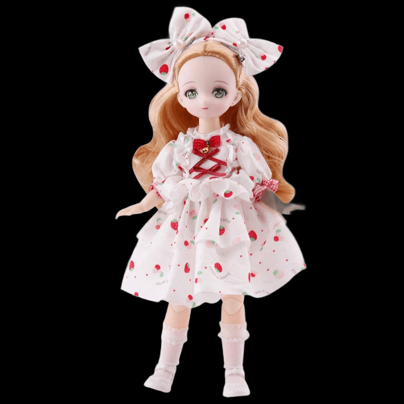 12 Inch Toys Bjd Anime Doll Dollhouse Accessories Kids Girls Skirt Hat Headdress With Clothes 30 CM 4 To 16 Years Dress Up Gifts view