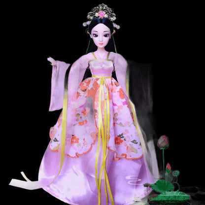 Ancient Dress Doll 30cm Chinese Imperial Concubine Court Fairy Suit Joints Girl 12 Joints Princess Toy Simulation view