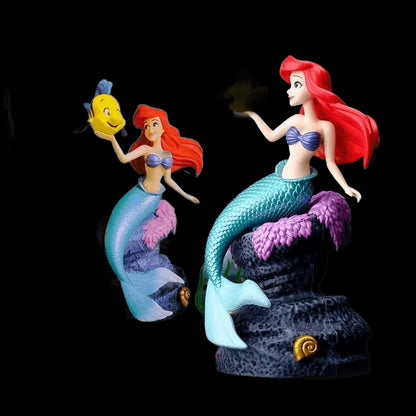 Disney Anime 19cm Little Mermaid Ariel Action Figure Toys Ariel The Princess Collection Room Car Cake Decoration Gift for Kids view