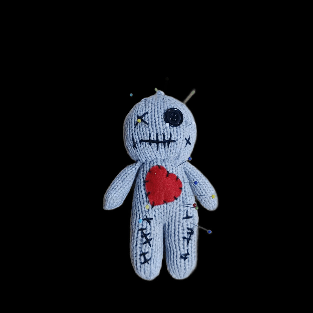 Halloween Scray Voodoo Dolls Majic Creepy Ghost String Plush Pin Needle Holder Horror Christmas Ornaments For Witchcraft Trick view