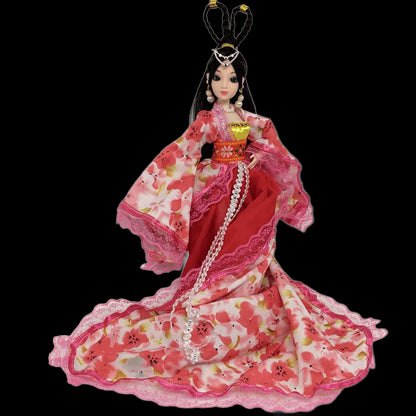 New 30cm 3D Eyes Chinese Princess Dolls Toys with Accessories Clothes Jewelry 12 Movable Jointed Girl Doll Toy For Girls Gifts view