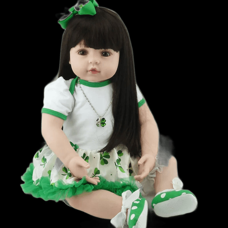 High Quality Reborn Toddler Princess Girl Doll Adorable Lifelike Baby Bonecas Bebe Cloth Body Doll Reborn Menina view