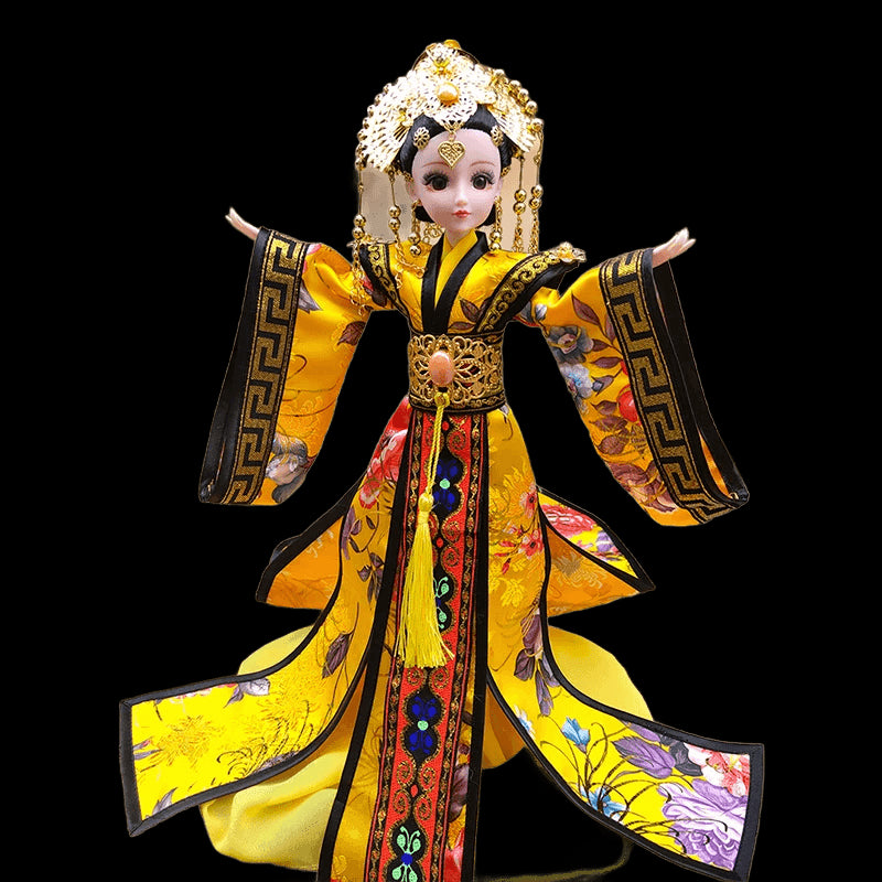 Chinese Style Ancient Clothes Dress Up 30cm Simulation Doll Handmade Movable Joints Tradition Hanfu Fairy Concubine Toys ZH169 view