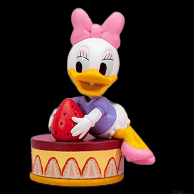 Anime Disney Classic Donald Duck Cake Series Figure Toys Dessert Party Trendy Play Cute Decoration Dolls Desktop Model Kids Gift view