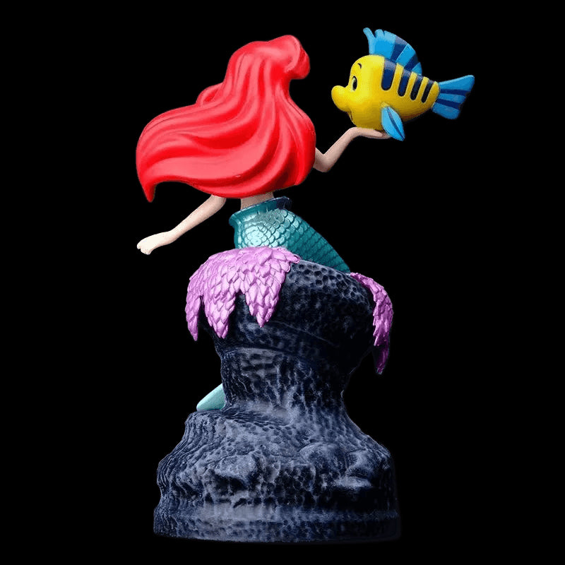 Disney Ariel Princess Action Figure 19cm The Little Mermaid Ariel Figuras Anime Model Toys Dolls Disney Accessories Decor Gifts view