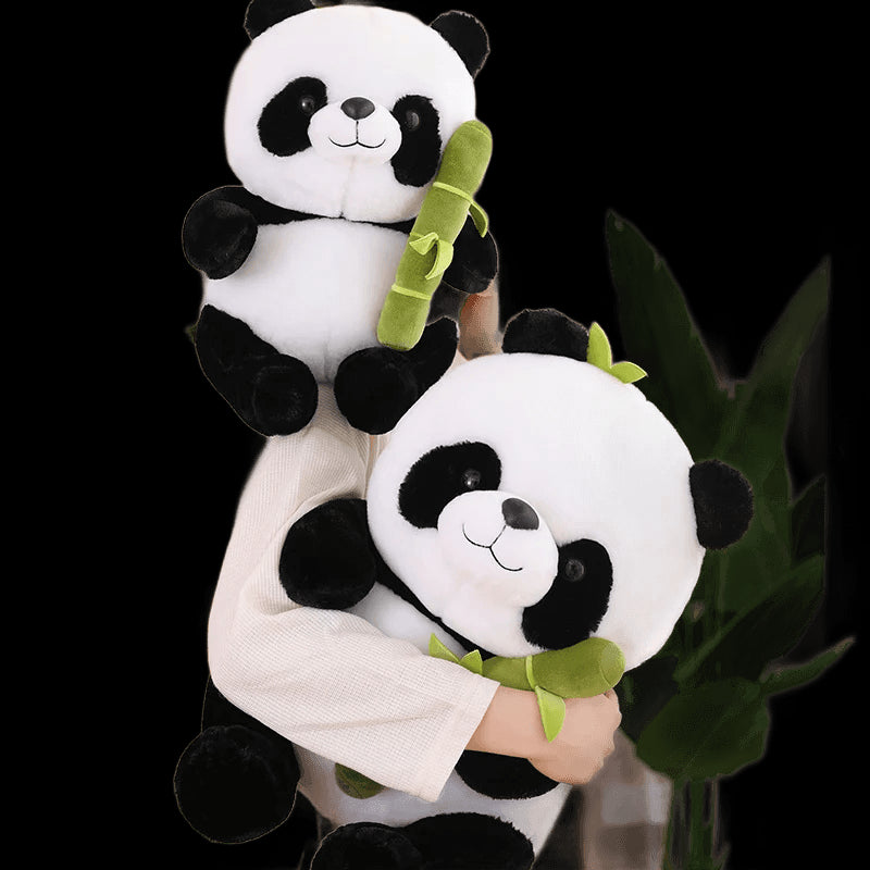 25cm Kawaii Panda With Bamboo Soft Stuffed International Favorite Dolls Birthday Christmas Gifts Presents For Kids view