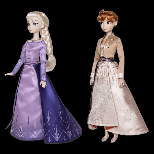 Disney Toys Frozen 2 Elsa and Anna Princess Doll Toys Elsa Princess doll with Accessories Olfa Sets Dolls Toy for Girls view