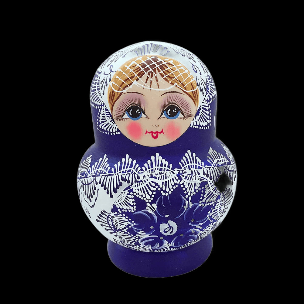 10PCS/Set Lovely Matryoshka Wooden Dolls Nesting Babushka Russian Hand Paint for Kids Christmas Toys Gifts dolls for kids view