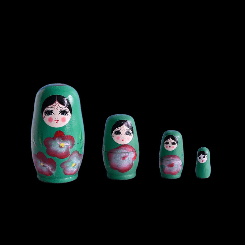 Matrioschka Houten Russian Nesting Matryoshka Doll Poppen Voor Kinderen Brithday Geschenken Decor Poupée De Russ Home Decoration view