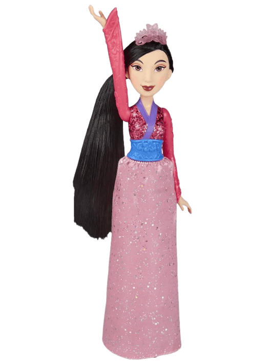 Hasbro Disney Princess Royal Shimmer Mulan Doll Fashion Doll with Skirt and Accessories Action Figure Collectible Model Toy view