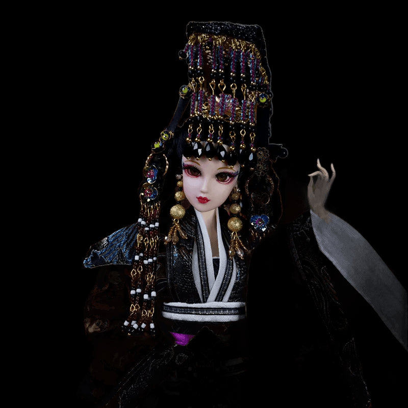 Plastics Handmade Original Ancient Costume Doll Women Empress 31cm Chinese Style Court Home Doll Decoration Ornaments ZE409 view