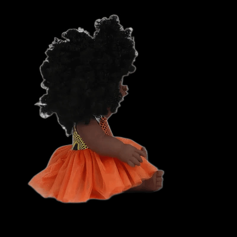 12inch baby doll with clothes toy doll as gift for kids africa black doll with curly hair view