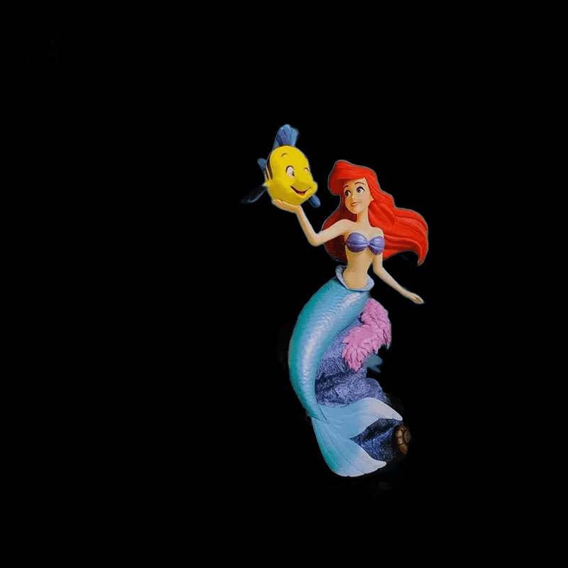 Disney Ariel Princess Action Figure 19cm The Little Mermaid Ariel Figuras Anime Model Toys Dolls Disney Accessories Decor Gifts view