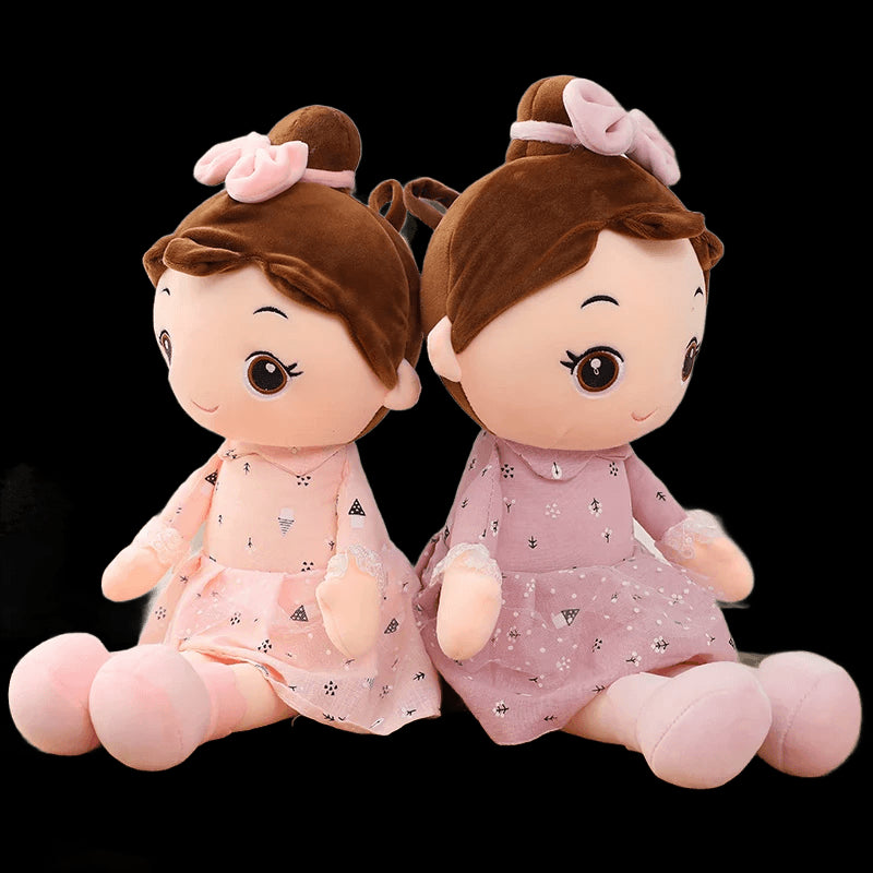 45cm Kawaii Plush Girl Dolls with Rabbit Ear Soft Stuffed Dolls Lovely Plush Toys Girl Toys Kids Birthday Valentine Gift view