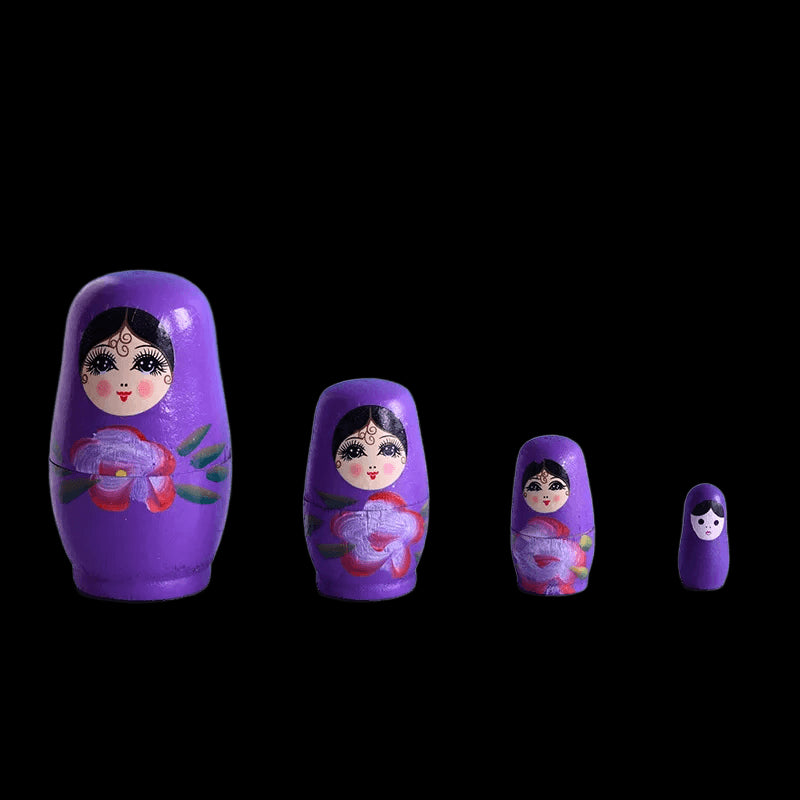 Matrioschka Houten Russian Nesting Matryoshka Doll Poppen Voor Kinderen Brithday Geschenken Decor Poupée De Russ Home Decoration view