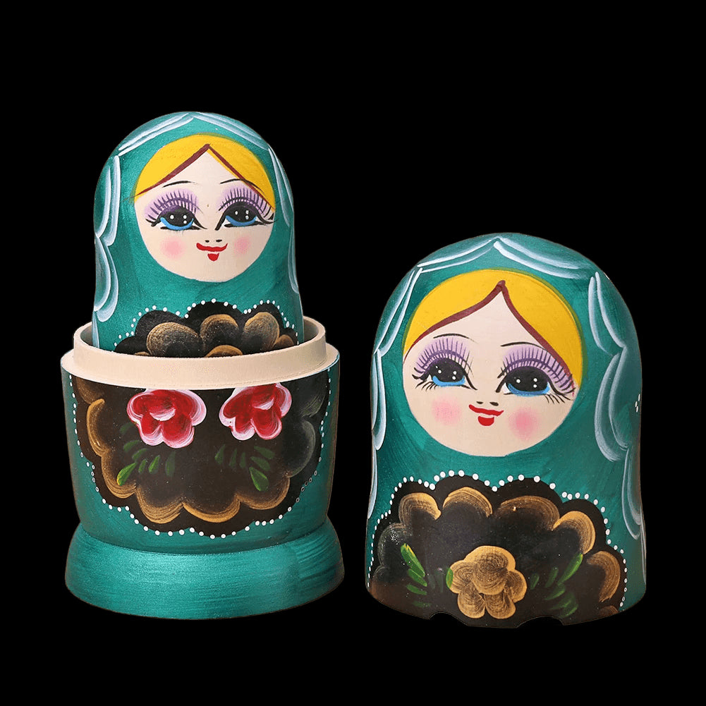 Strawberry Girls Matryoshka Doll Wooden Snowman Russian Nesting Dolls for Kids Brithday Christmas Gifts Children's Day Gifts view