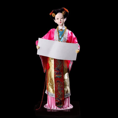 Creative Chinese Doll Ancient-style Dolls of the Qing Dynasty Twelve Golden Hair Handicrafts of Dream of Red Mansions Best Gift view