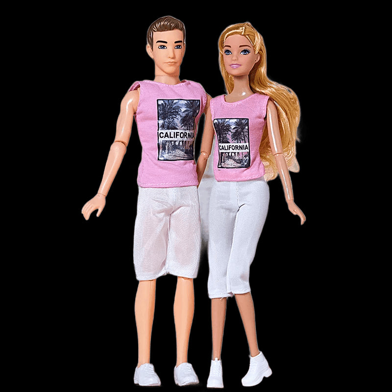 30cm Couple Barbies Doll Boyfriend Girlfriend Ken Doll Full Set 1/6 11.5 inch Girl Boy Doll Toys With Clothes Children Gift view