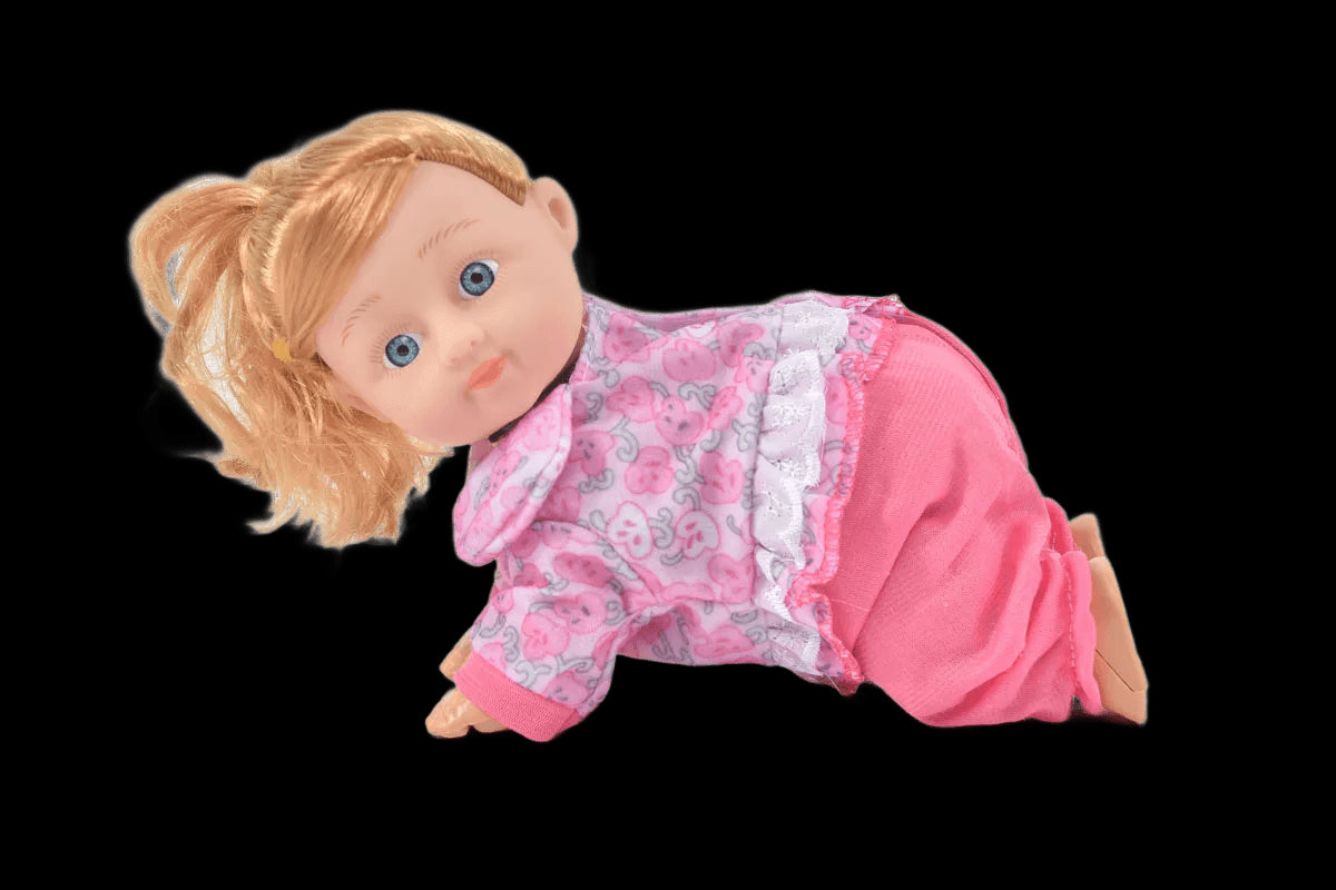 Cute Crawling Music Doll 10-inch Beautiful Electric  Singing and Dancing  Girl Toy Funny Baby's Playmates view