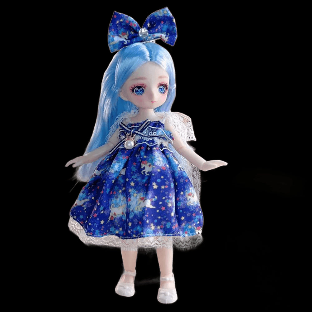 Dress Up 23cm BJD Doll with Clothes Simulated Eyes Hinge Doll Cute Removable Joints Removable Joints Doll Birthday Gift view