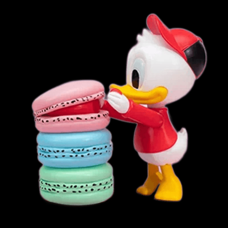 Anime Disney Classic Donald Duck Cake Series Figure Toys Dessert Party Trendy Play Cute Decoration Dolls Desktop Model Kids Gift view