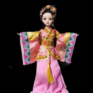 Chinese Style Ancient Clothes Dress Up 30cm Simulation Doll Handmade Movable Joints Tradition Hanfu Fairy Concubine Toys ZH169 view