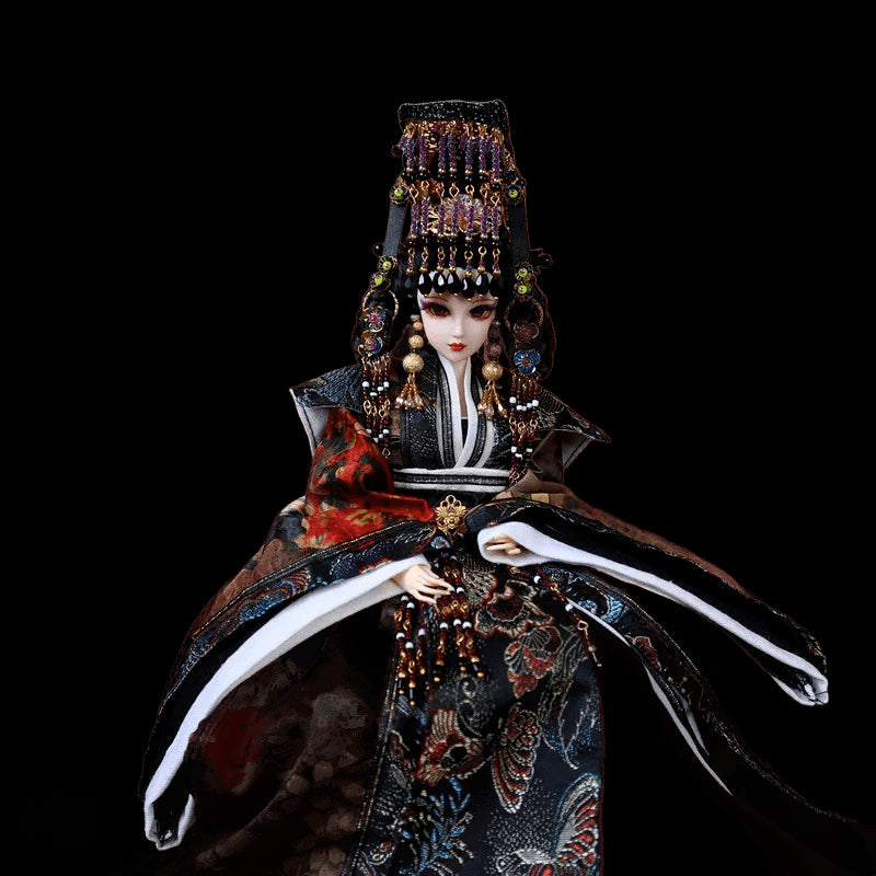 Plastics Handmade Original Ancient Costume Doll Women Empress 31cm Chinese Style Court Home Doll Decoration Ornaments ZE409 view