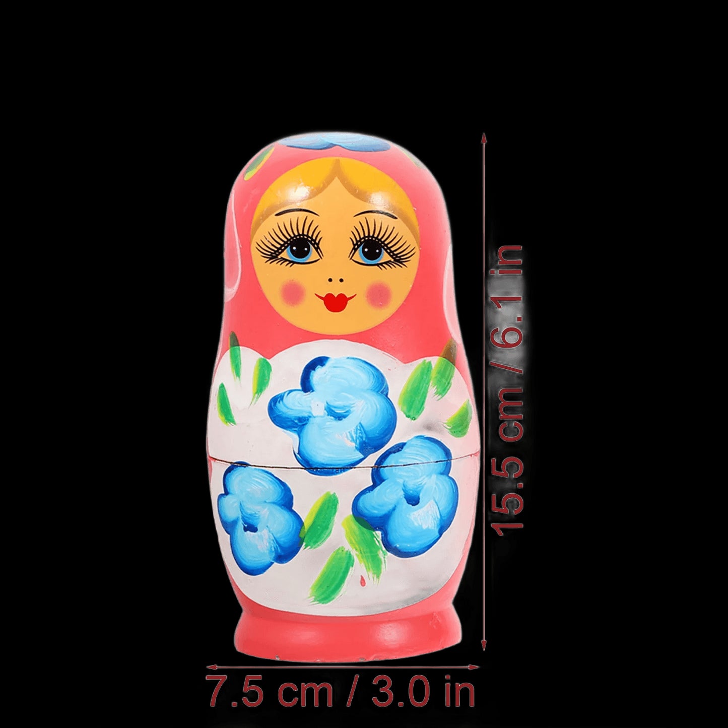 7 Layer Matryoshka Children Kits Wooden Outdoor Kid Toys Ornament Making Dolls Kids Craft Russian Handmade Carving Set view