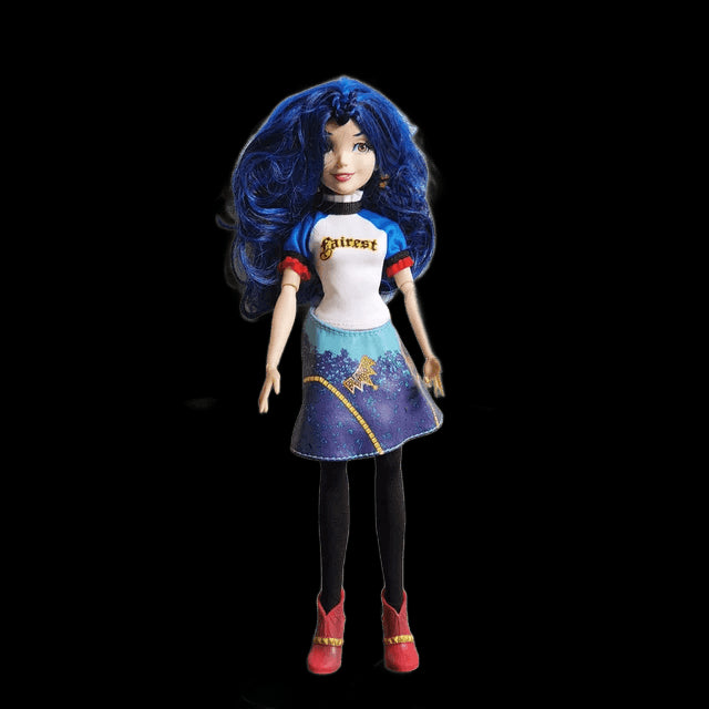 Original DISNEY princess Descendants Mal Carlos Jay Uma Ben Limited Edition Figure Collection Doll Toys for kids Birthday Gifts view