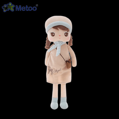 Metoo 42cm Morandi Style Angela Doll With Braids Dress Plush for Home Bedroom Decor Birthday Baby Shower Xmas Gift Girl Toys view