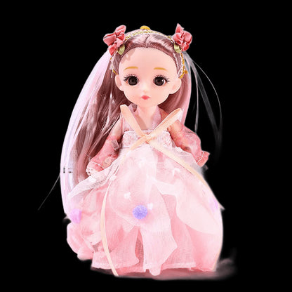 16cm  BJD Doll   with Clothes and Shoes 1/12 Movable Joints Fashion Lolita Action Figure Model Cute Girl Birthday Gift Toys view