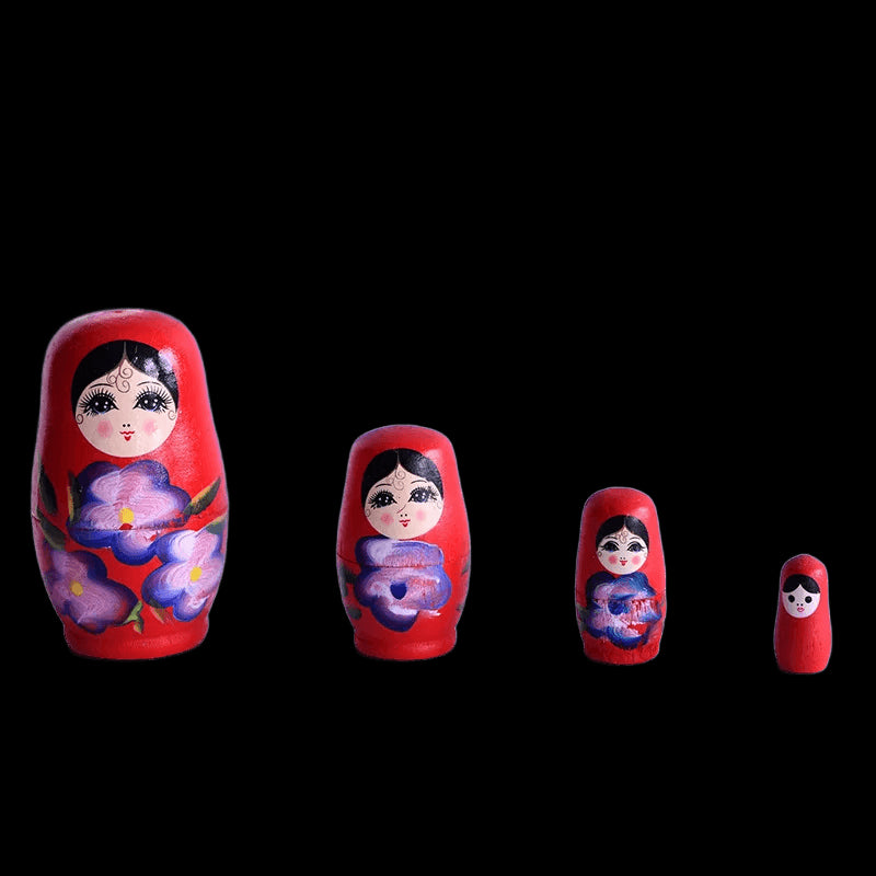 Matrioschka Houten Russian Nesting Matryoshka Doll Poppen Voor Kinderen Brithday Geschenken Decor Poupée De Russ Home Decoration view