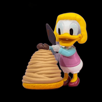 Anime Disney Classic Donald Duck Cake Series Figure Toys Dessert Party Trendy Play Cute Decoration Dolls Desktop Model Kids Gift view