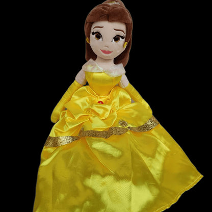 Disney 40CM Princess Doll Cartoon Movie Character Anna Mulan Cinderella Belle Plush Stuffed Toy Girl Dolls Birthday Gift view