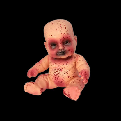 Halloween Scary Blood Doll Ghost Day Rebirth Zombie Baby Infant Horror Decor Haunted House Props Children Gifts Party Decor view