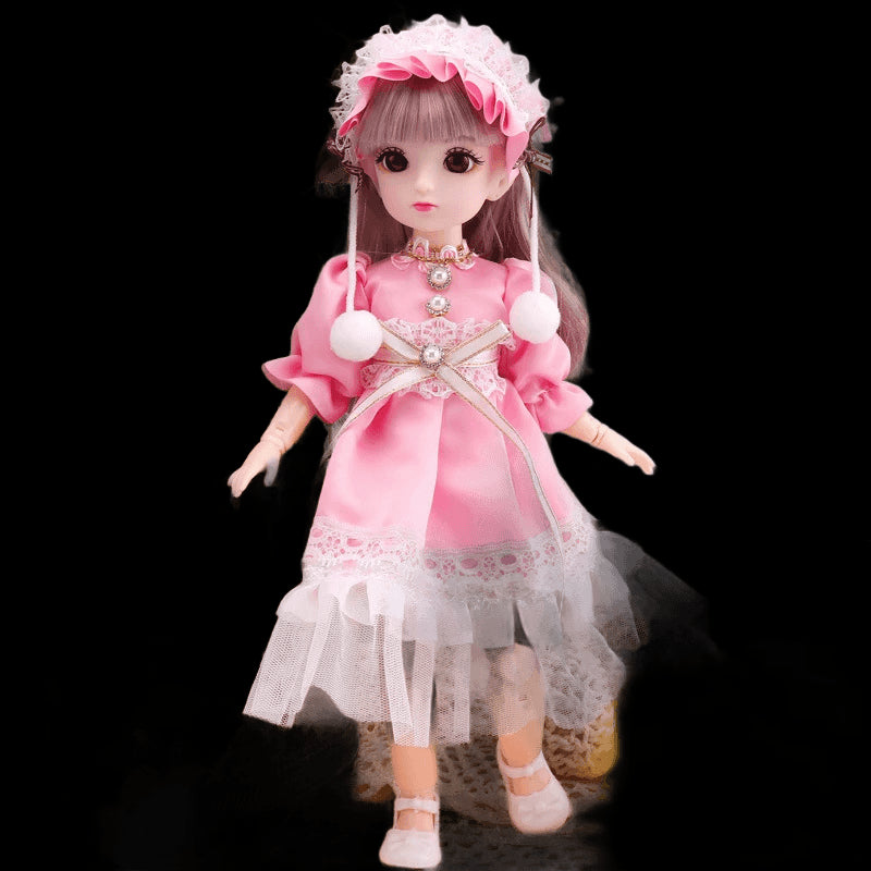 1/6 bjd Dolls for Girls Hinged Doll 30 cm with Clothes Blonde Brown Eyed Articulated  Toys for Children Spherical Joint Playsets view