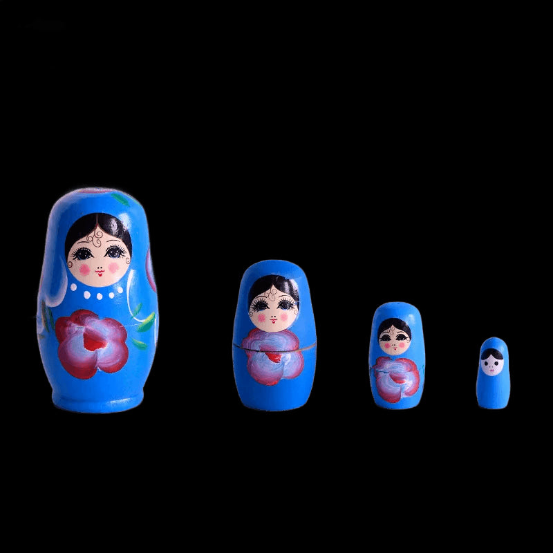 Matrioschka Houten Russian Nesting Matryoshka Doll Poppen Voor Kinderen Brithday Geschenken Decor Poupée De Russ Home Decoration view